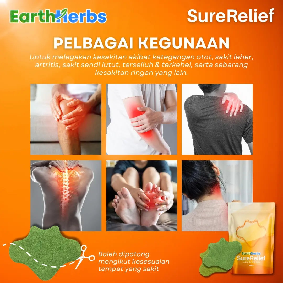 EarthHerbs SureRelief Knee Patch