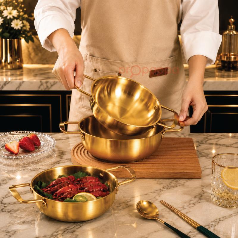 DW Stainless Steel Premium Cookware Set Korea 3PCS