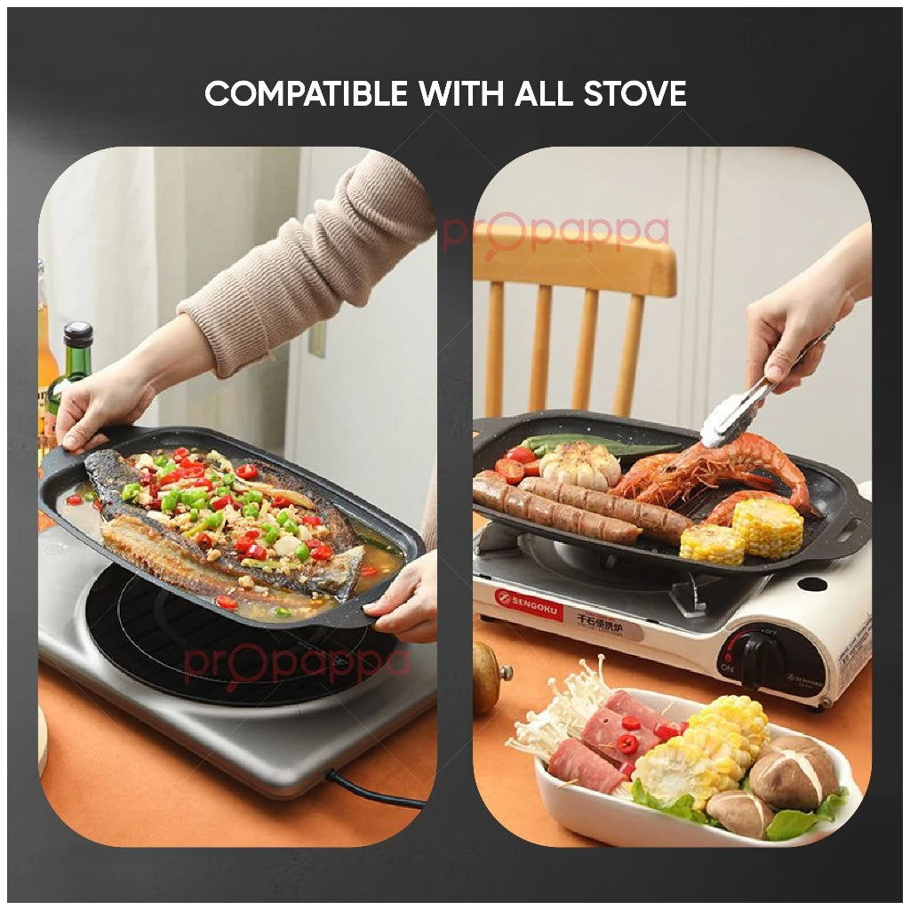 Propappa Non-Stick Korean Grill Pan
