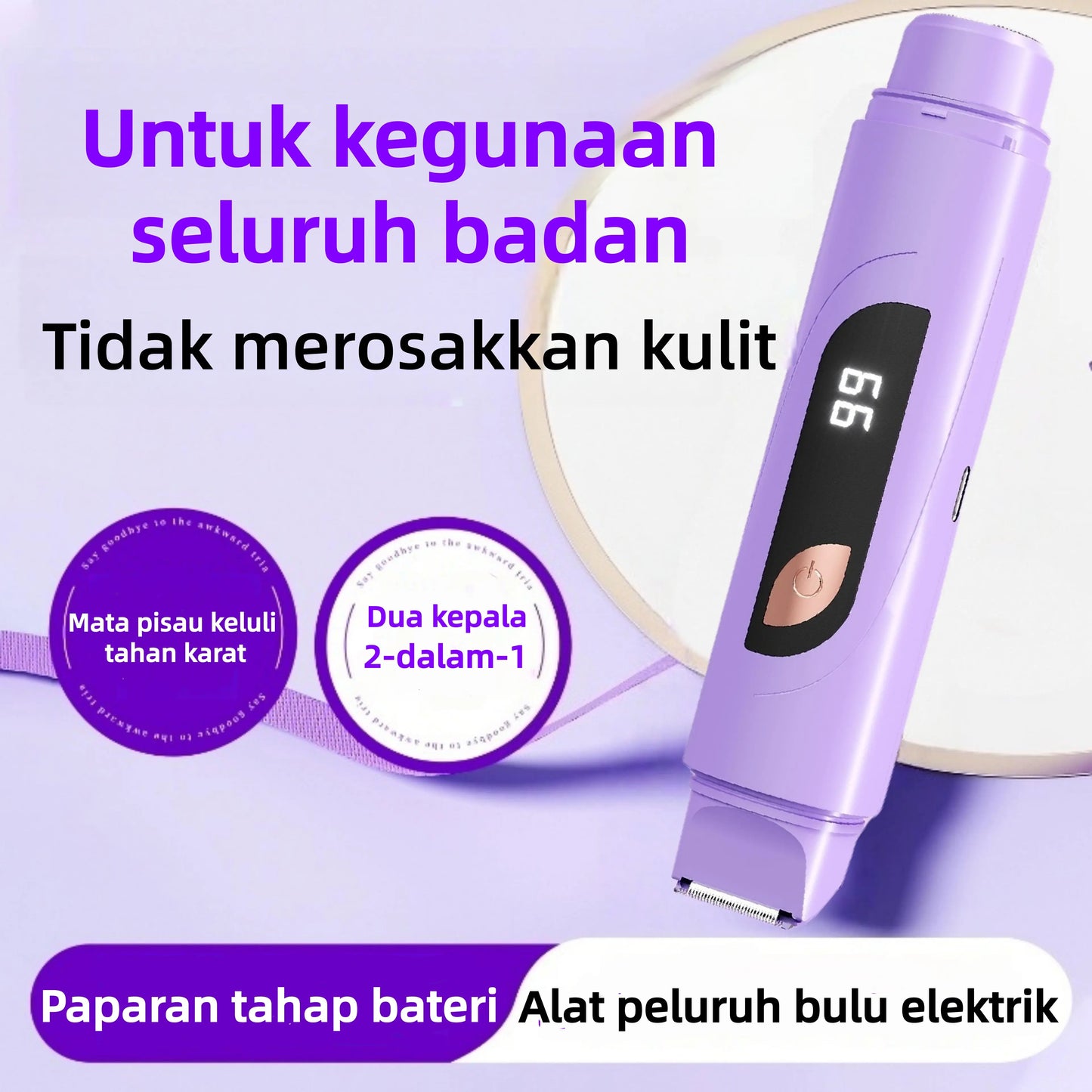 Pencukur Electric Wanita 2in1