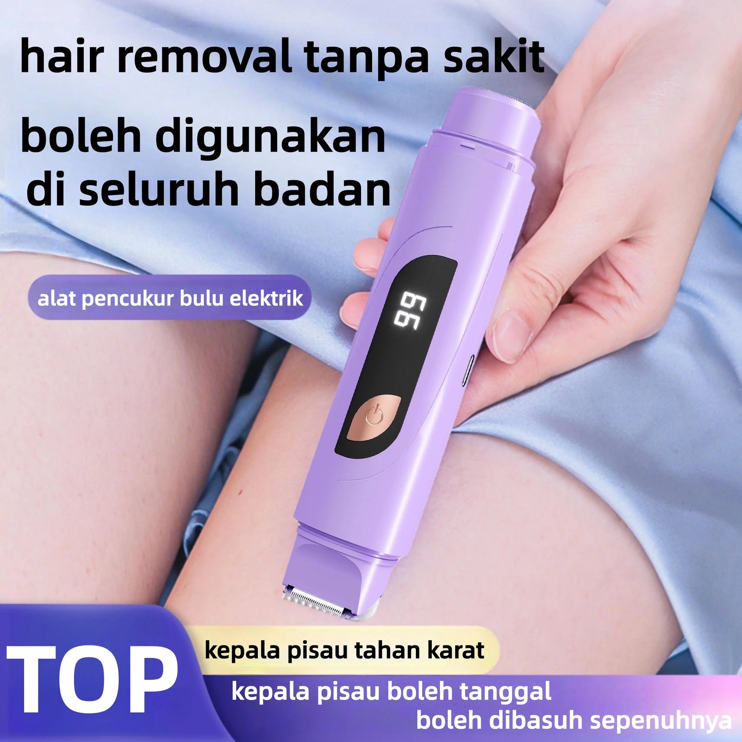Pencukur Electric Wanita 2in1