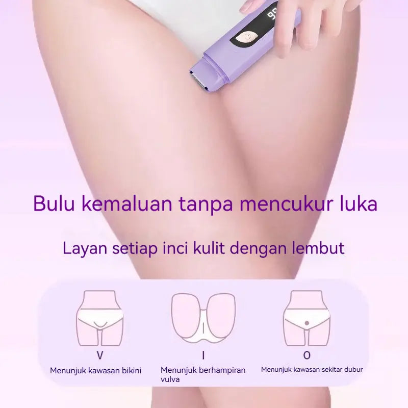 Pencukur Electric Wanita 2in1