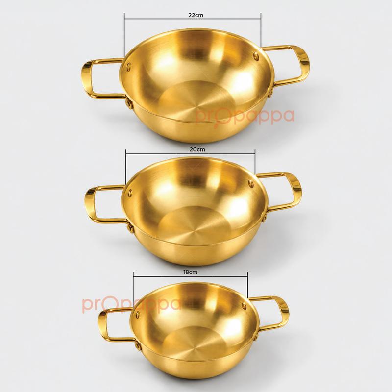 DW Stainless Steel Premium Cookware Set Korea 3PCS