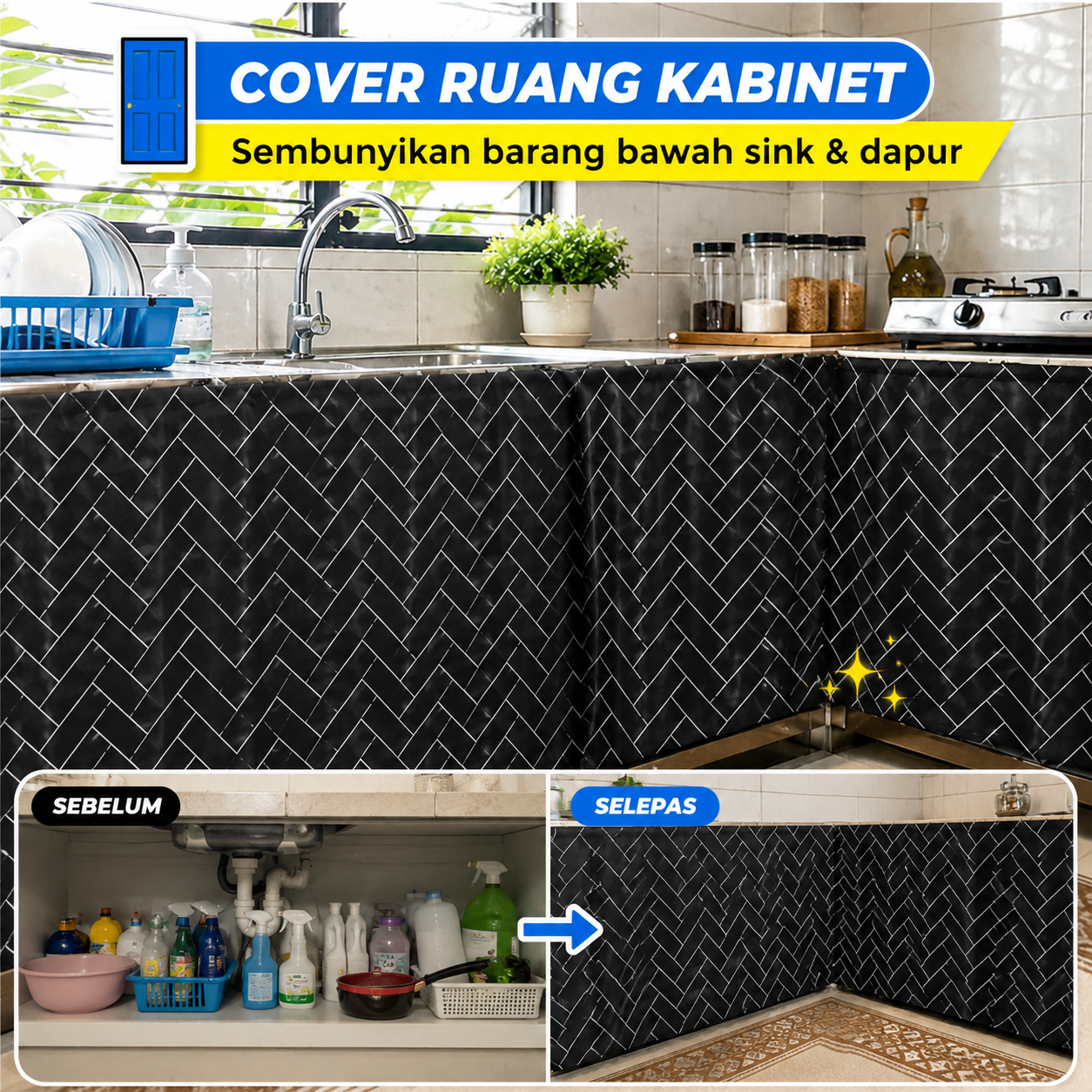 Langsir Kabinet Dapur