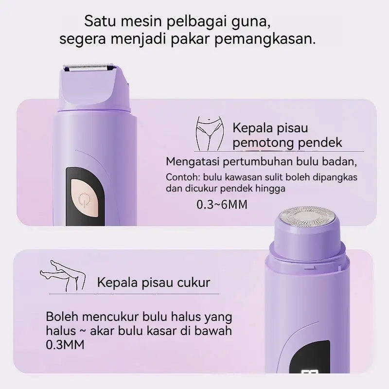Pencukur Electric Wanita 2in1