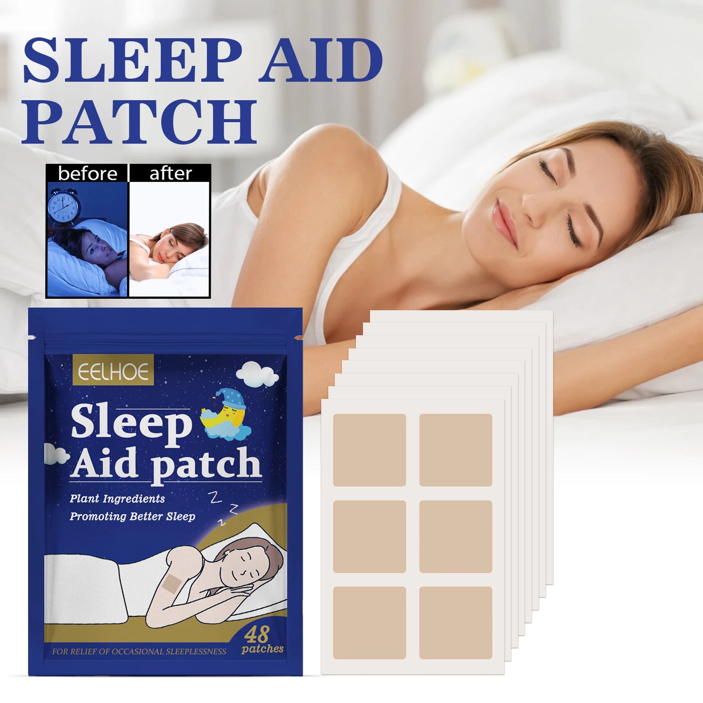 48pcs Sleep Aid Patches